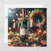 Carte de vacances de Noël (Devant / Derrière)