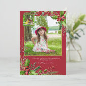 Carte de vacances de Noël (Debout devant)