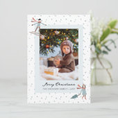 Carte de vacances de Noël (Debout devant)