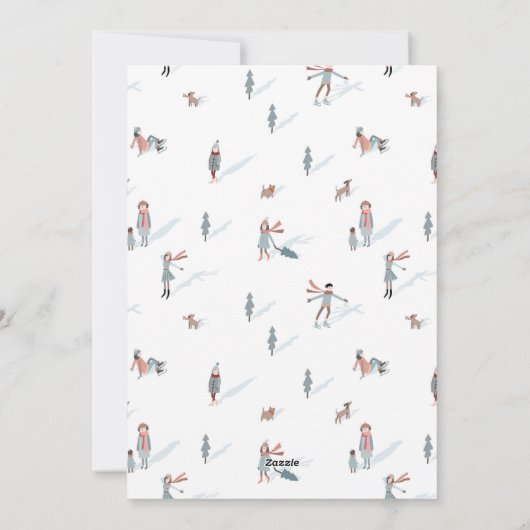 Carte de vacances de Noël (Dos)