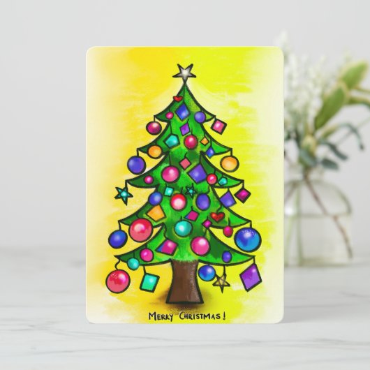 Carte de vacances de Noël (Debout devant)