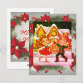 Carte de vacances de Noël (Devant / Derrière)