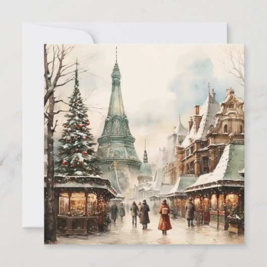 Carte de vacances de Noël (Devant)