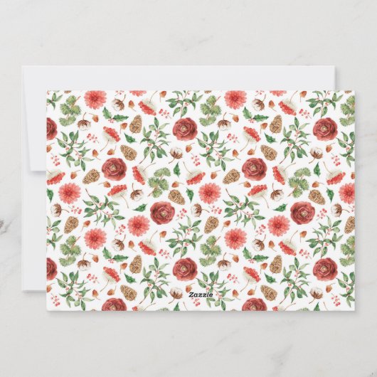 Carte de vacances de Noël (Dos)