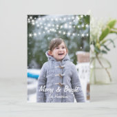 Carte de vacances de Noël (Debout devant)