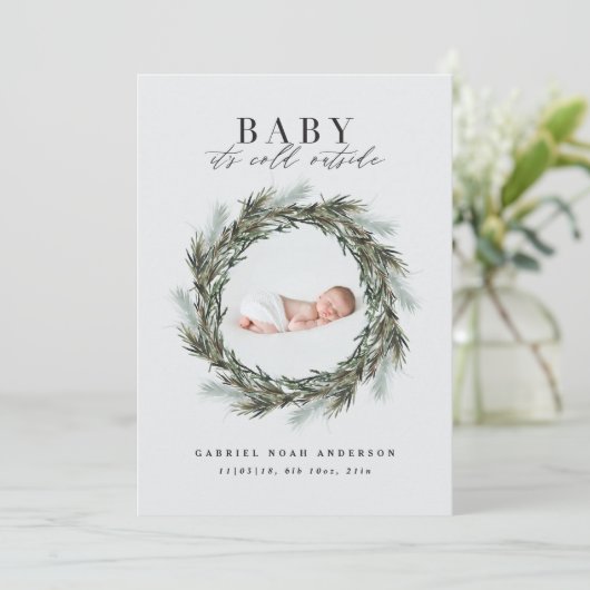 Carte de vacances de Noël (Debout devant)