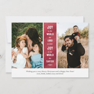 Carte de vacances de Noël