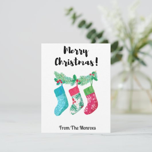 Carte de vacances de Noël (Debout devant)