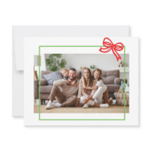 Carte de vacances de Noël à cadre simple
