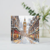 Carte de vacances de Noël à Londres (Debout devant)