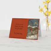 Carte de vacances de Noël à vélo (Fleur jaune)