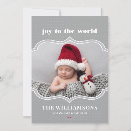 Carte de vacances de Noël adaptée (Devant)