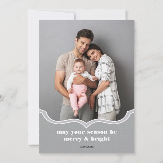 Carte de vacances de Noël adaptée (Dos)