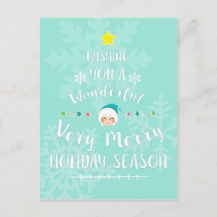 Carte de vacances de Noël - arbre de Noël