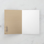 Carte de vacances de Noël avec arbre de Noël vinta (Intérieur)