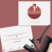 Carte de vacances de Noël Bauble Foil Accents de s