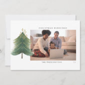 Carte de vacances de Noël Buffalo Plaid (Devant)