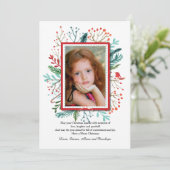 Carte de vacances de Noël Cheer Photo (Debout devant)