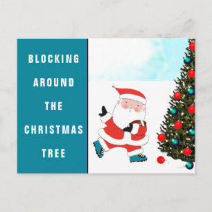 Carte de vacances de Noël de football