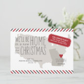 Carte de vacances de Noël de Géorgie Moving Faire- (Debout devant)