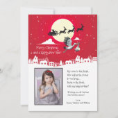 Carte de vacances de Noël de grossesse (Devant)