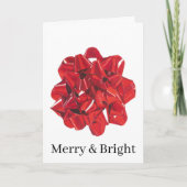 Carte de vacances de Noël de la corbeille dessinée (Devant)