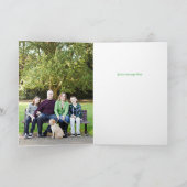 Carte de vacances de Noël de la famille de cinq me (Intérieur)