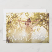 Carte de vacances de Noël de la famille Merest (Devant)