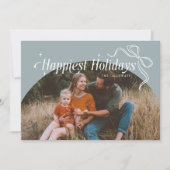 Carte de vacances de Noël de pierre les plus heure (Devant)