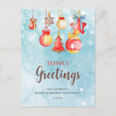 Carte de vacances de Noël d'entreprise Joyeuses Fê (Devant)