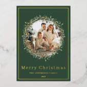 Carte de vacances de Noël élégante et moderne (Recto)