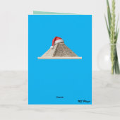 Carte de vacances de Noël en Dalmatie (Dos)