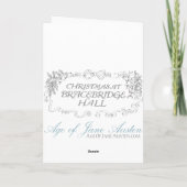 Carte de vacances de Noël en plaque de mode Regenc (Dos)