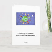 Carte de vacances de Noël et Hanouka ensemble (Dos)