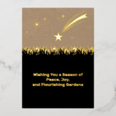 Carte de vacances de Noël Foil de Noël payante (Recto)