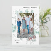 Carte de vacances de Noël Folio Photo (Debout devant)