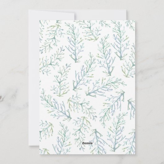 Carte de vacances de Noël Folio Photo (Dos)