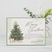 Carte de vacances de Noël Green Waterton (Debout devant)