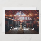 Carte de vacances de Noël Marié (Devant)