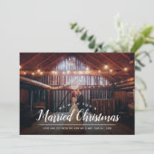 Carte de vacances de Noël Marié (Debout devant)