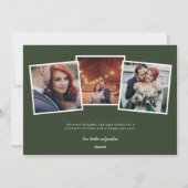 Carte de vacances de Noël Marié (Dos)