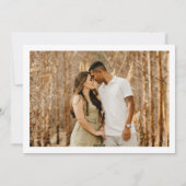 Carte de vacances de Noël mariée et brillante (Dos)