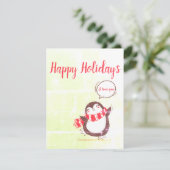 Carte de vacances de Noël parfait, Cool (Debout devant)