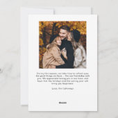 Carte de vacances de Noël Retro (Dos)