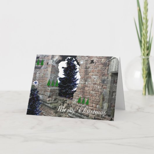 Carte de vacances de Noël rustique (Devant)