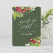 Carte de vacances de Noël Silent (ish) (Debout devant)