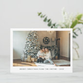 Carte de vacances de Noël simple et moderne (Debout devant)