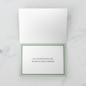 Carte de vacances de Noël simple moderne (Intérieur)