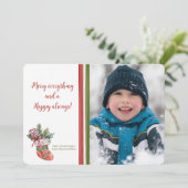 Carte de vacances de Noël Stocker (Debout devant)