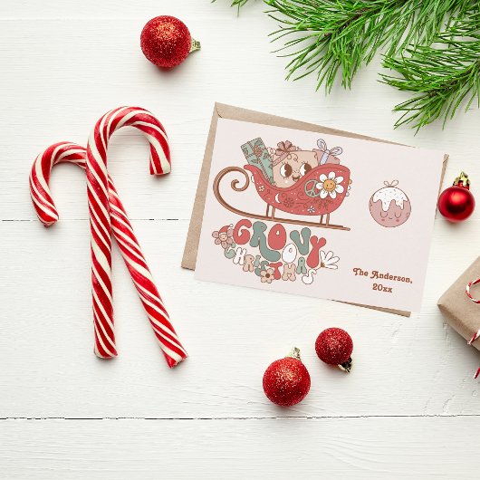 Carte de vacances de Noël Super